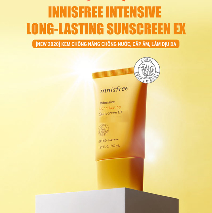 Kem Chống Nắng Chống Trôi Innisfree Intensive Long lasting Sunscreen EX