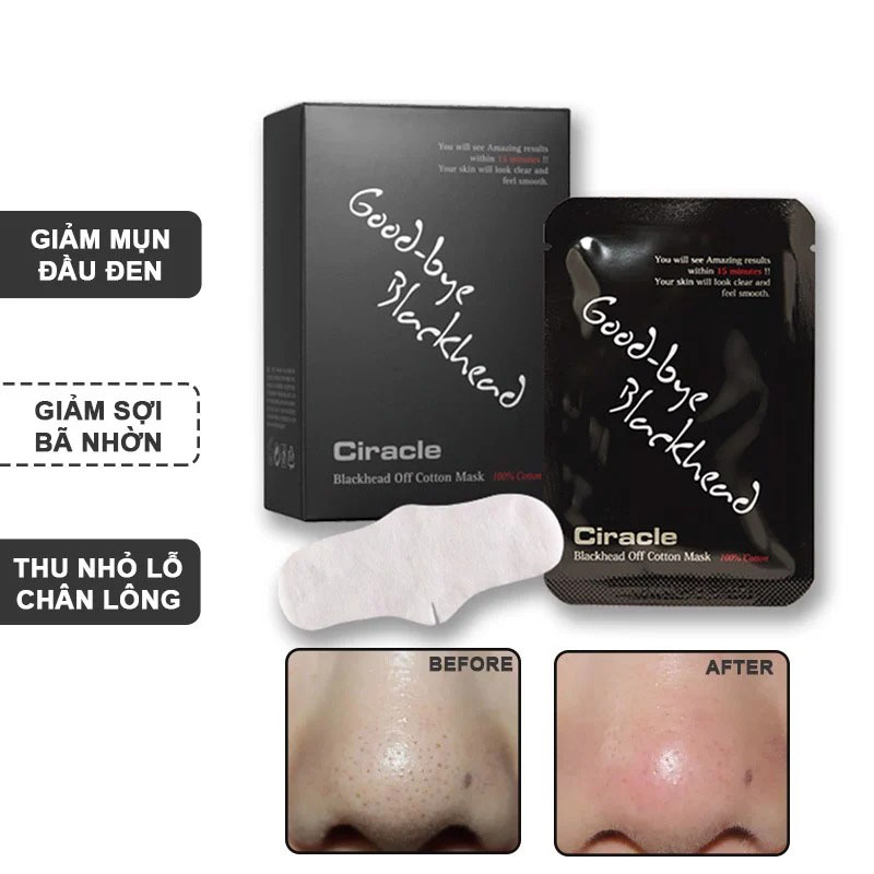 Miếng Giảm Mụn Đầu Đen Ciracle Goodbye