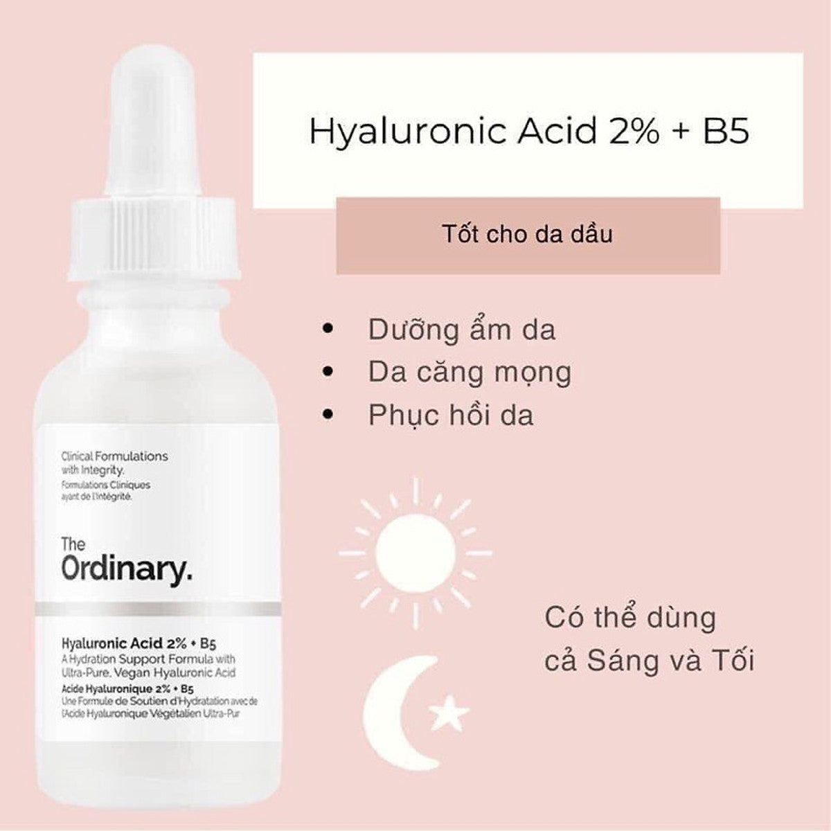 Serum Cấp Nước Và Phục Hồi Da The Ordinary Hyaluronic Acid 2% + B5
