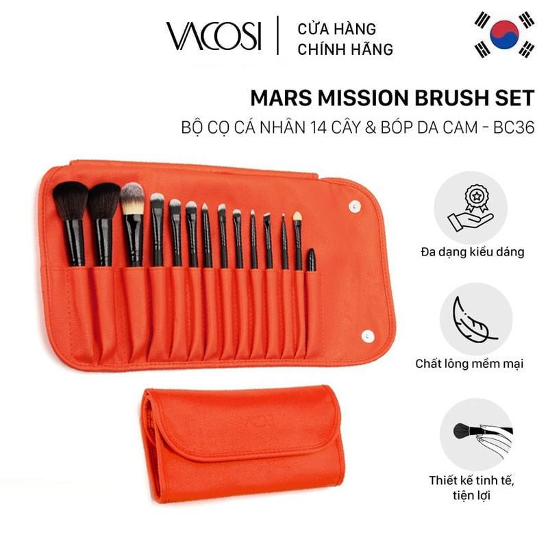 Vacosi Mars Mission Brush Set 14 Cây