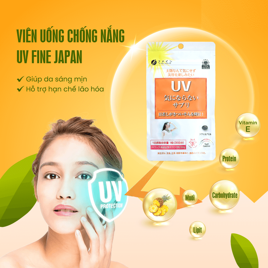 Viên uống chống nắng Fine Japan