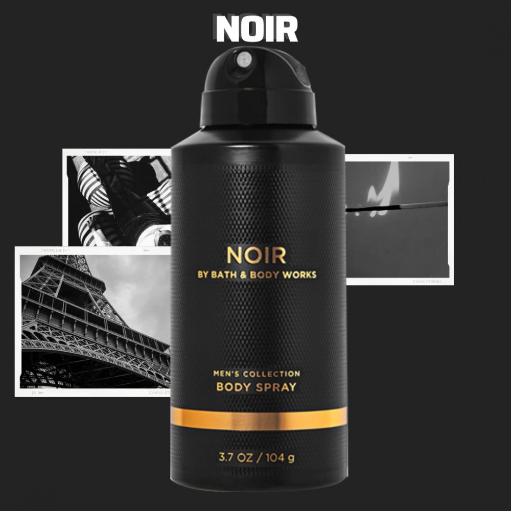 Sữa tắm gội và Xịt thơm toàn thân hương nước hoa cho nam Bath and Body Works – NOIR