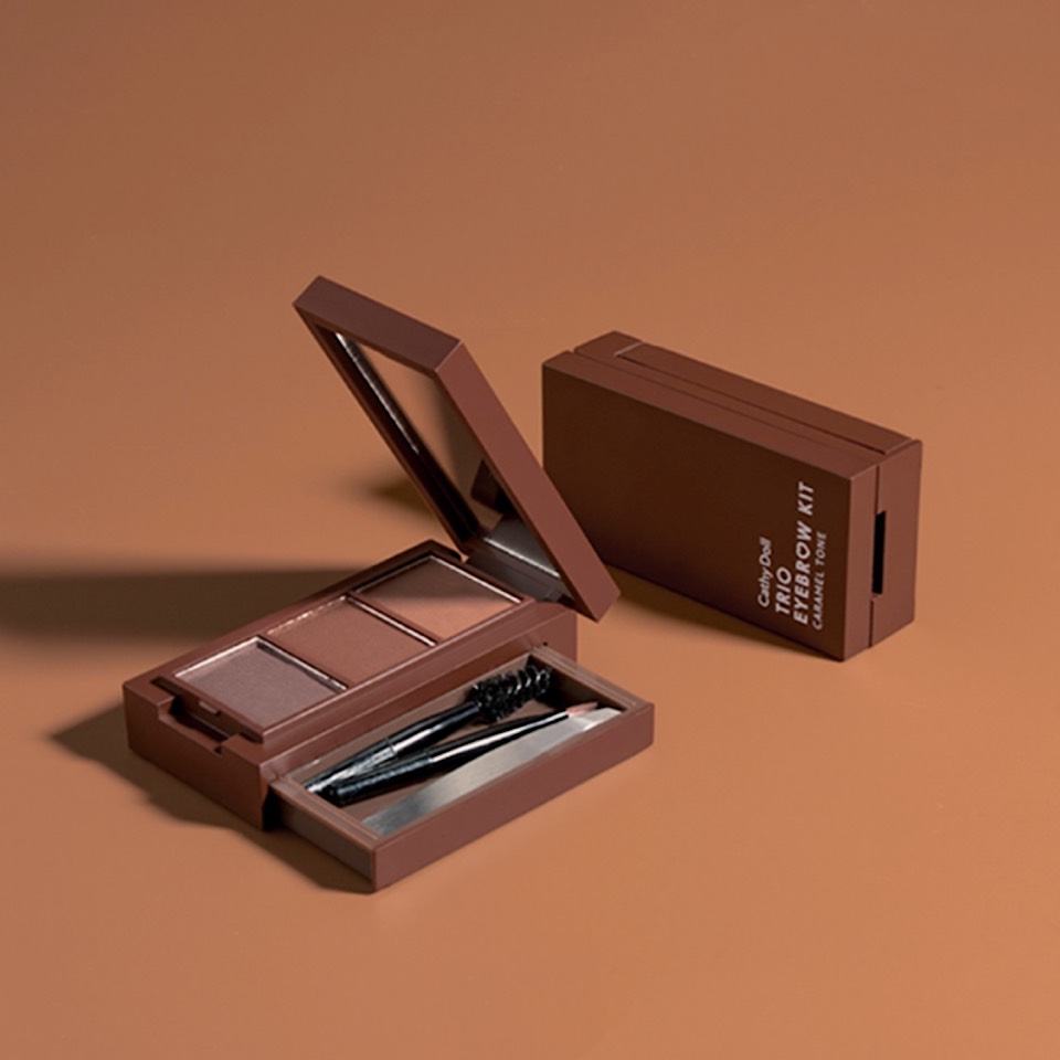 Bột vẽ chân mày Cathy Doll Trio Eyebrow Kit