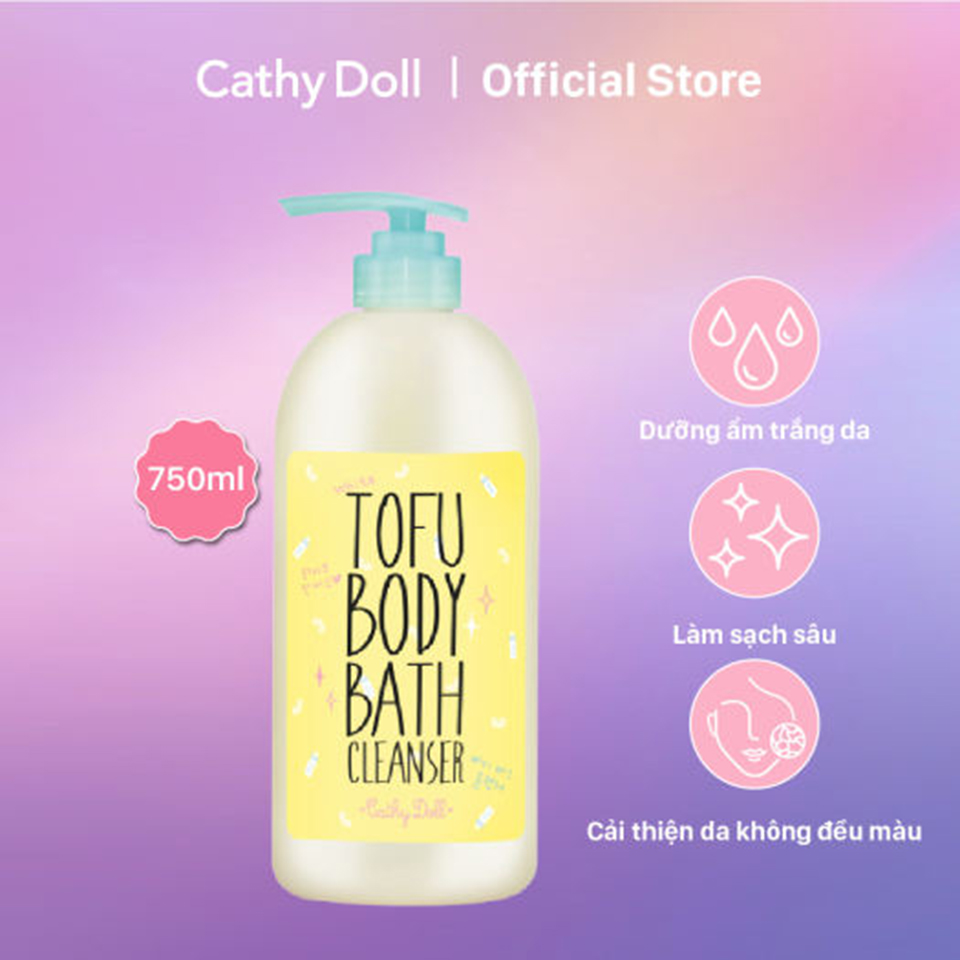 Sữa Tắm Đậu Phụ Cathy Doll White Tofu Body Bath Cleanser