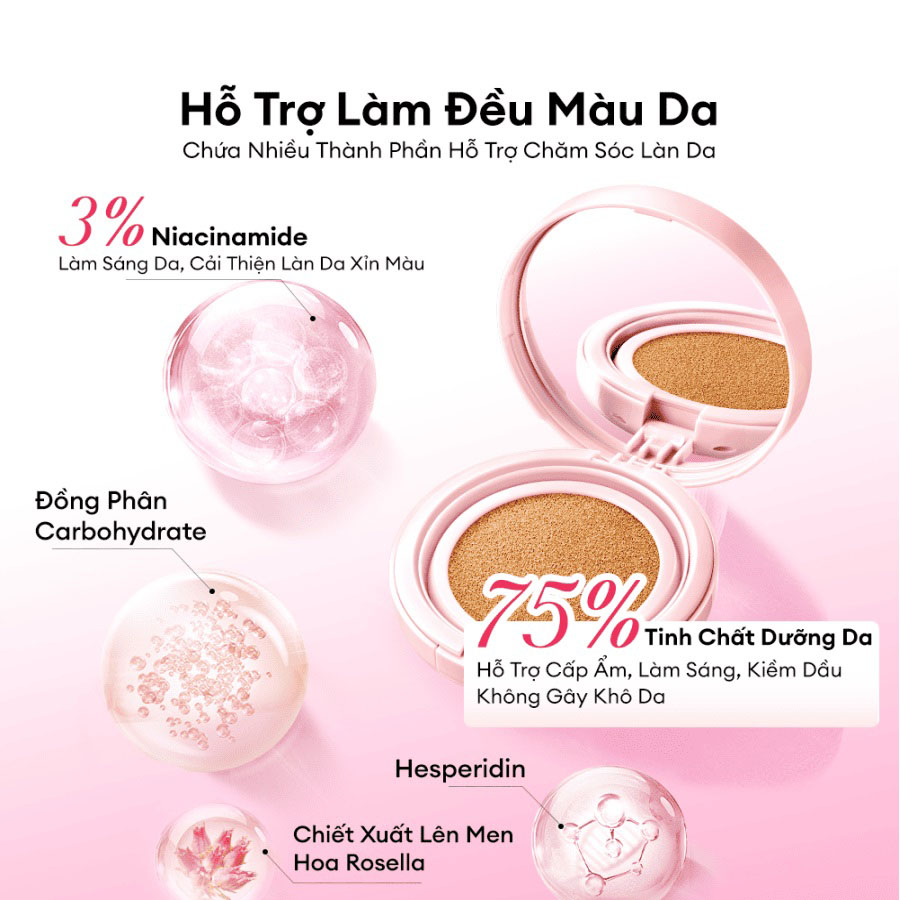 Colorkey Long Lasting Flawless Brightening Cushion Cream SPF50