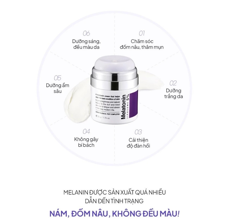 Melatonin Liposome 5% Maxclinic Time Return Cream fullbox 50g
