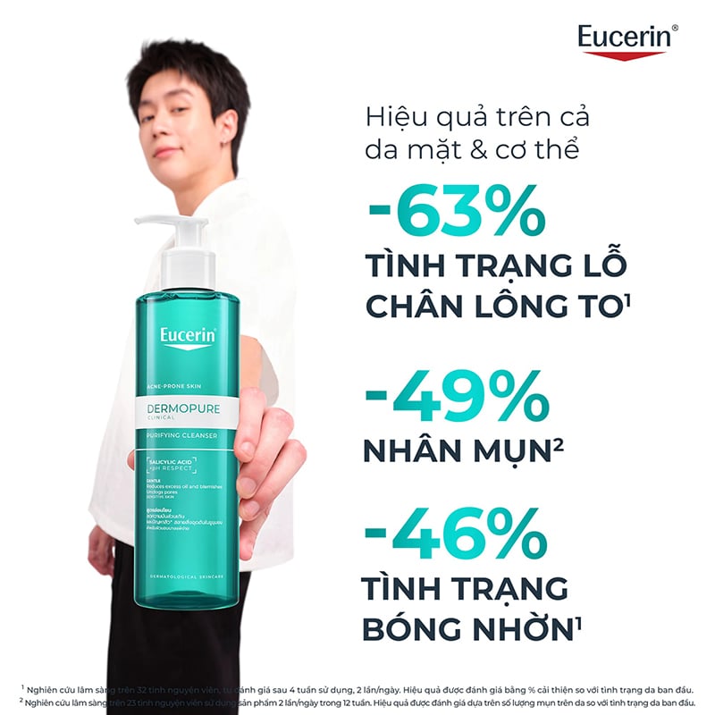 Gel Rửa Mặt Eucerin ProAcne Solution Cleansing 200ml