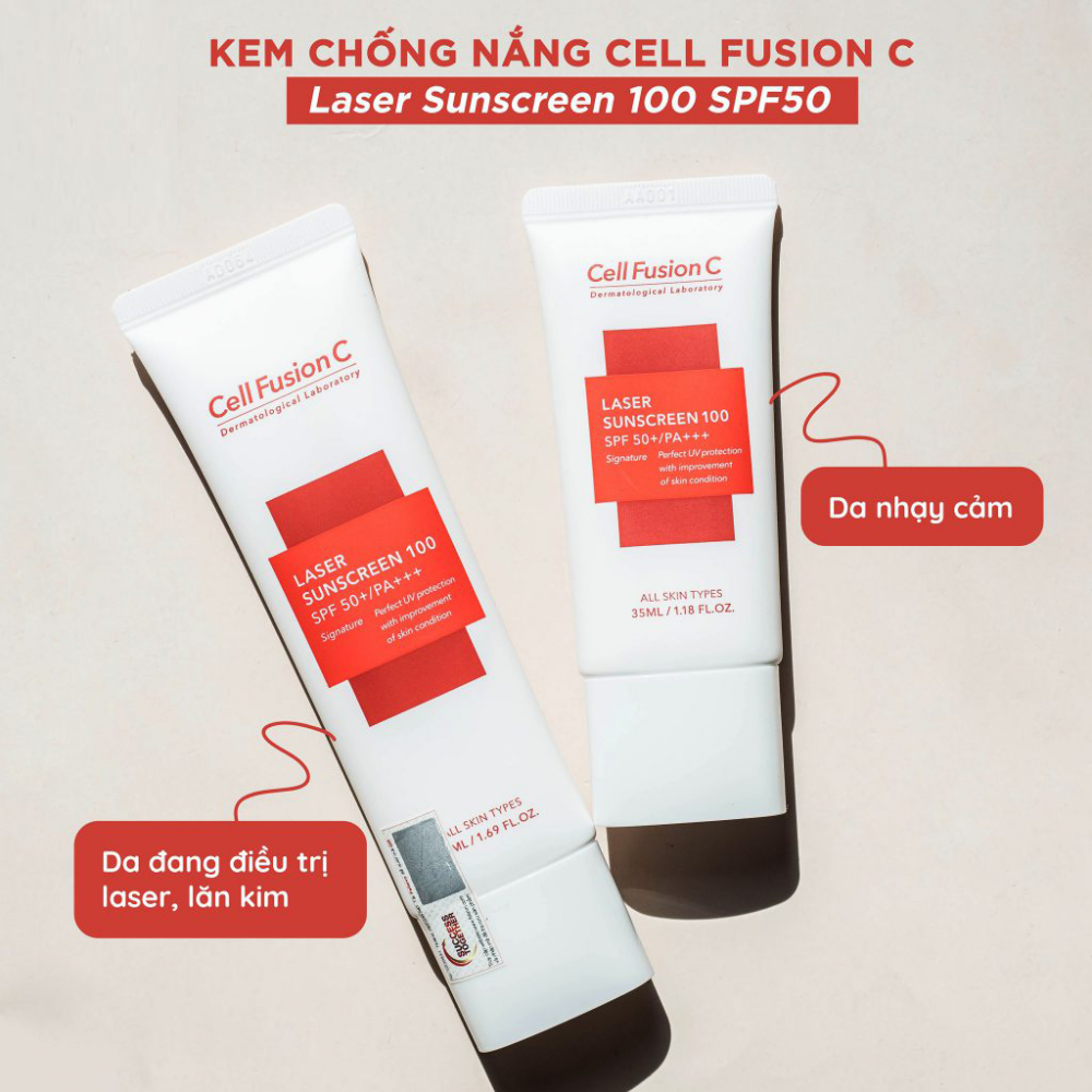 cell fusion C laser suncreen
