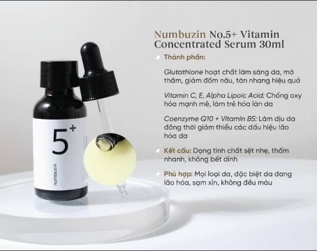 Numbuzin No.5+ Vitamin Concentrated Serum 