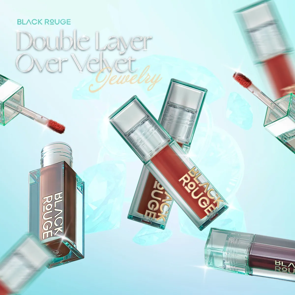Son Tint Black Rouge Double Layer Over Velvet Ver 3 - Jewelry