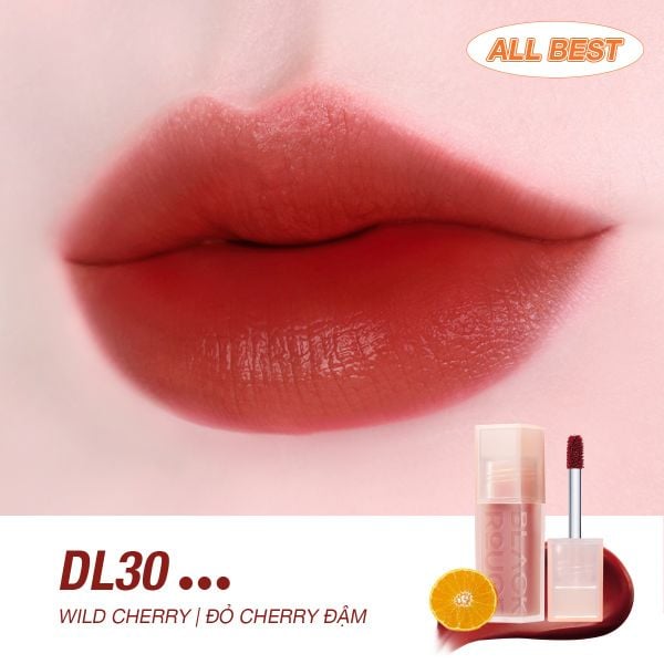 Son Kem Black Rouge Double Layer Over Velvet Sweet Tangerine (Ver 4)