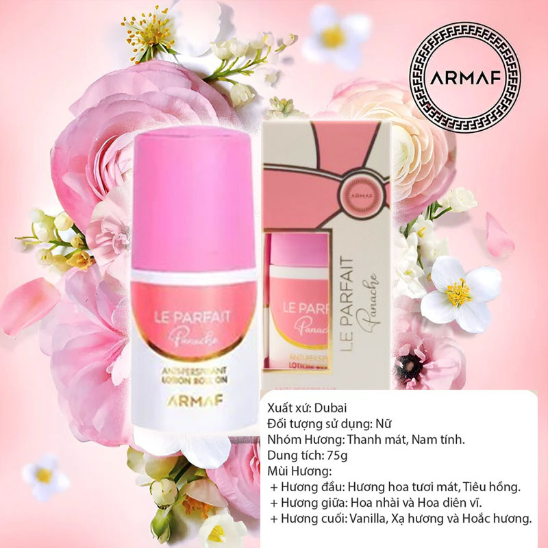 Lăn khử mùi Armaf Lotion Roll On Anti-Perspirant