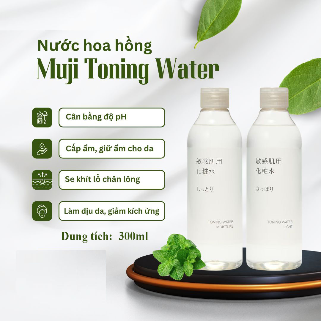 nước hoa hồng MUJI