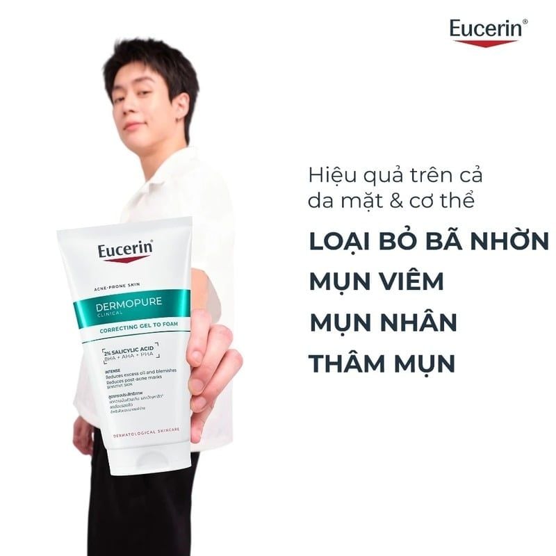 Eucerin Dermopure Clinical Correcting Gel To Foam