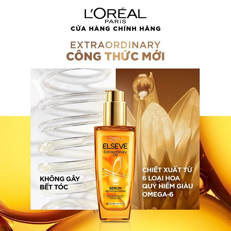 Dầu Dưỡng Tóc L'Oreal Paris Elseve Extraodinary Oil 100ml