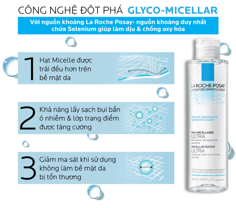 Tẩy Trang La Roche-Posay Micellar Water Ultra Sensitive Skin