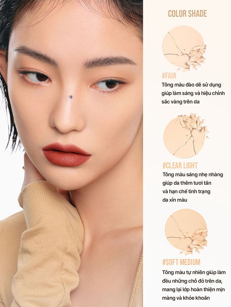 Phấn Phủ 3CE Cố Định Trang Điểm Makeup Fix Powder