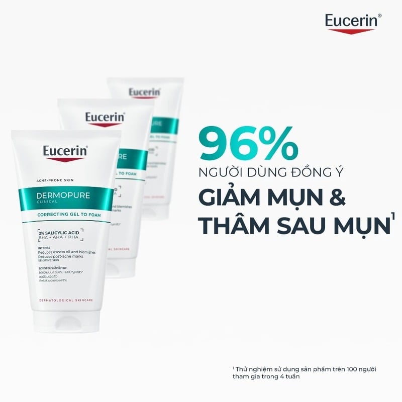 Eucerin Dermopure Clinical Correcting Gel To Foam
