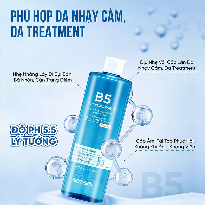 PrettySkin B5 Cleansing Water