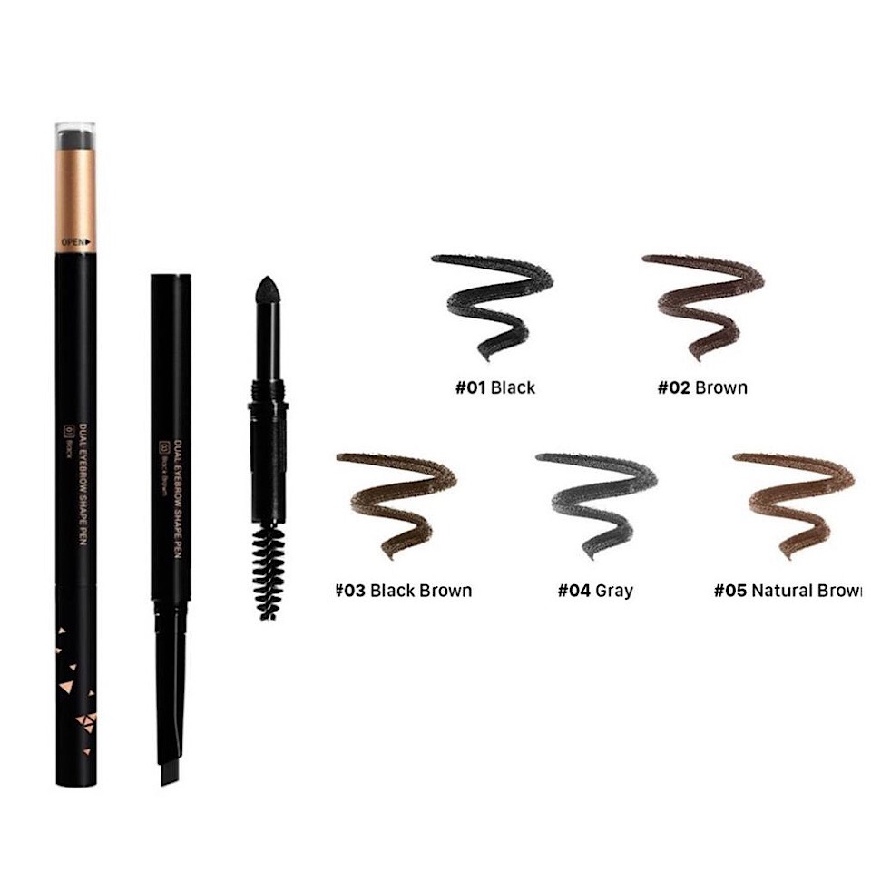 CHÌ KẺ MÀY ĐỊNH HÌNH ĐA NĂNG VACOSI DUAL EYEBROW SHAPE PEN