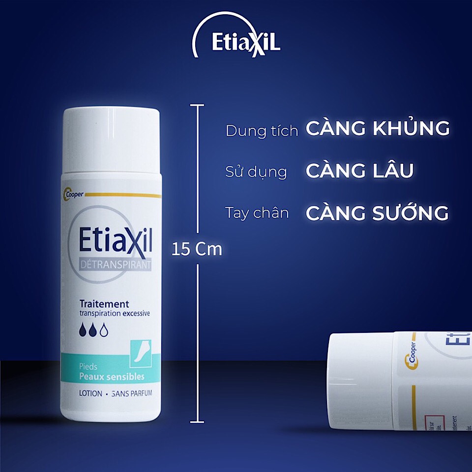 Dung dịch đặc trị mồ hôi chân/tay etiaixaxil da nhạy cảm 