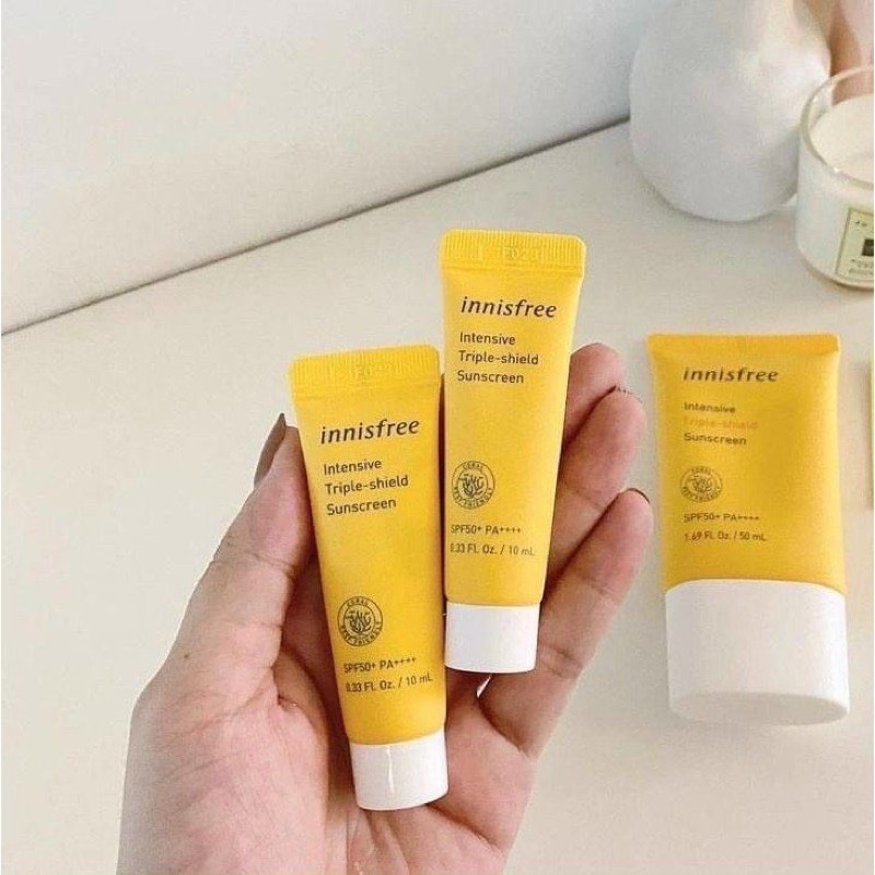 Kem Chống Nắng Chống Trôi, Điều Chỉnh Tông Da Intensive Triple Shield Sunscreen