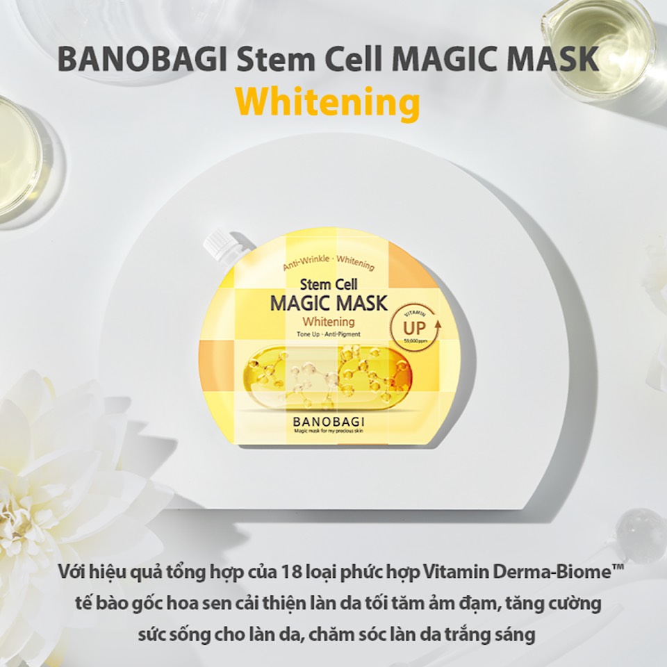 Mặt nạ ngủ Stem cell magic Banobagi mask
