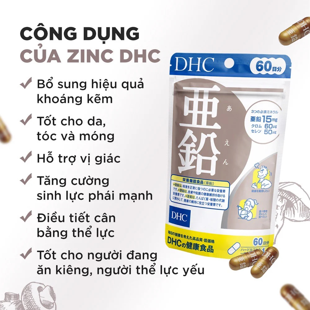 vien uong dhc kẽm