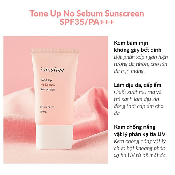 kem chống nắng Innisfree Tone Up
