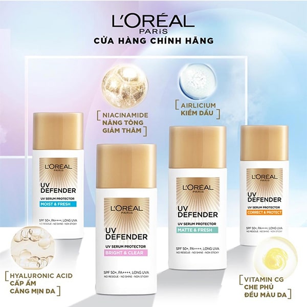 Kem Chống Nắng L’Oreal UV Defender Matte Fresh 