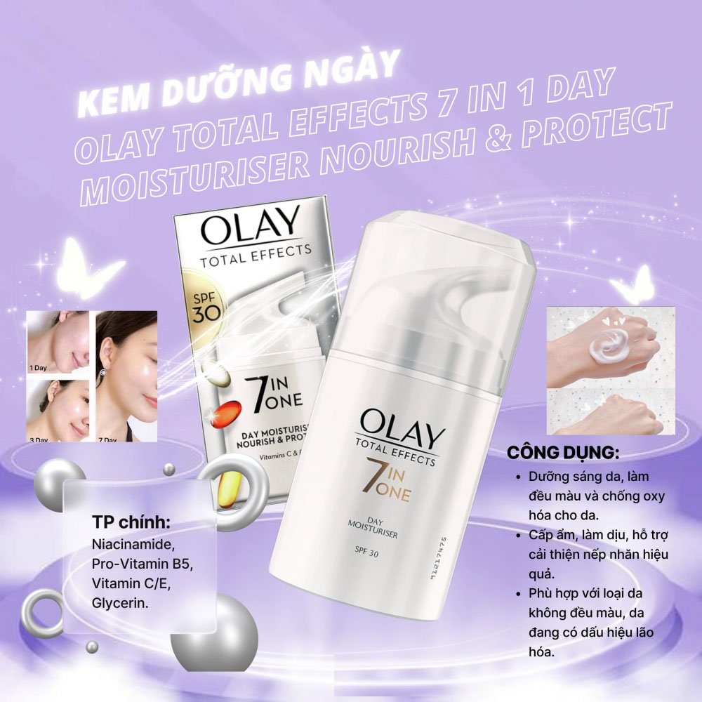 BỘ ĐÔI KEM DƯỠNG NGÀY/ĐÊM OLAY 7IN1