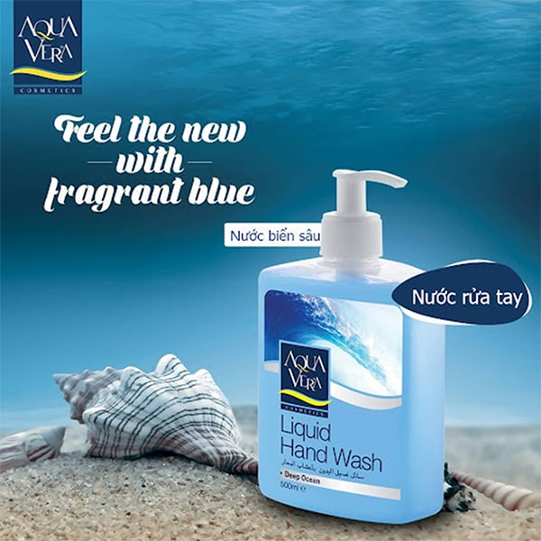 nước rửa tay aqua vera 