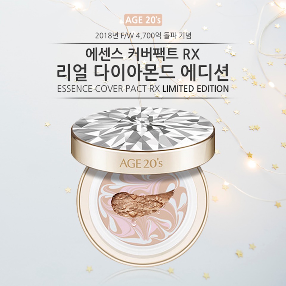 Phấn nền Age 20's Essence Cover Pact Original SPF50+ PA+++ (Tone 21 & 23)