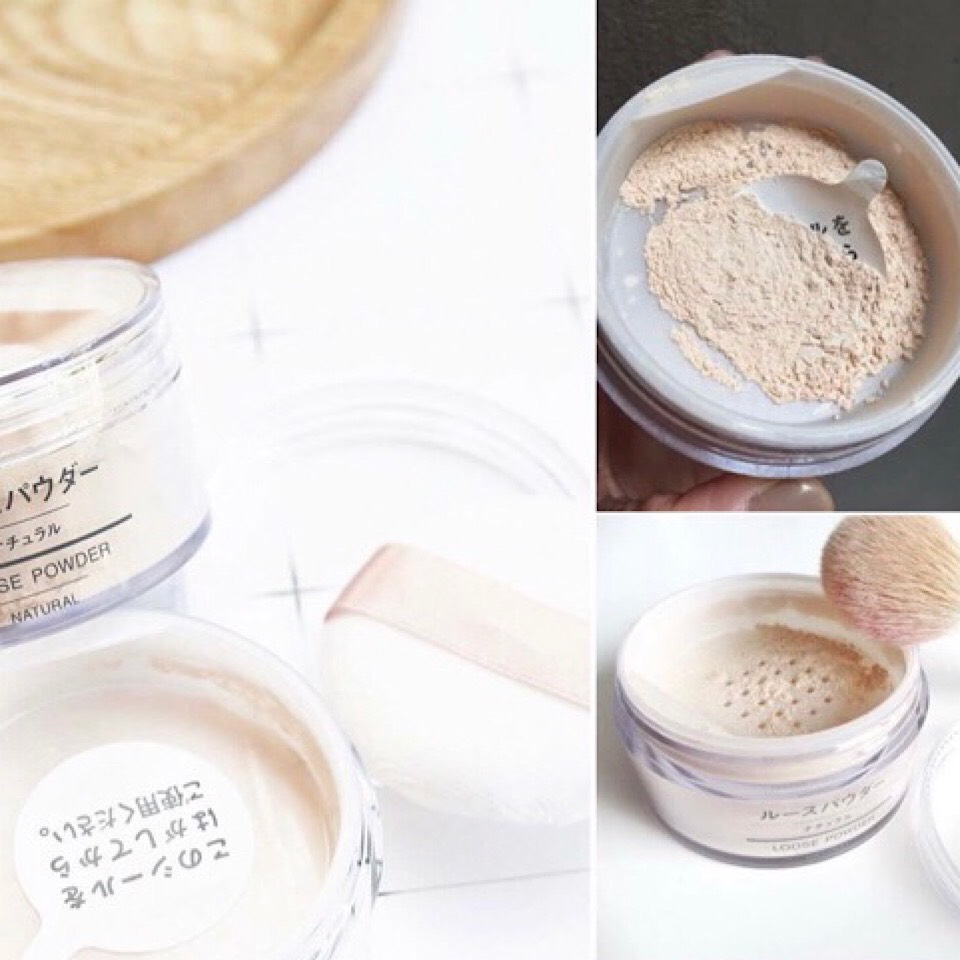 Phấn phủ bột siêu mịn Muji Loose Powder Natural