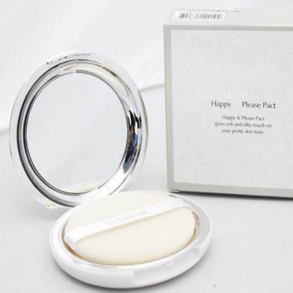 Phấn phủ siêu mịn Geo Sempre Happy & Please Pact