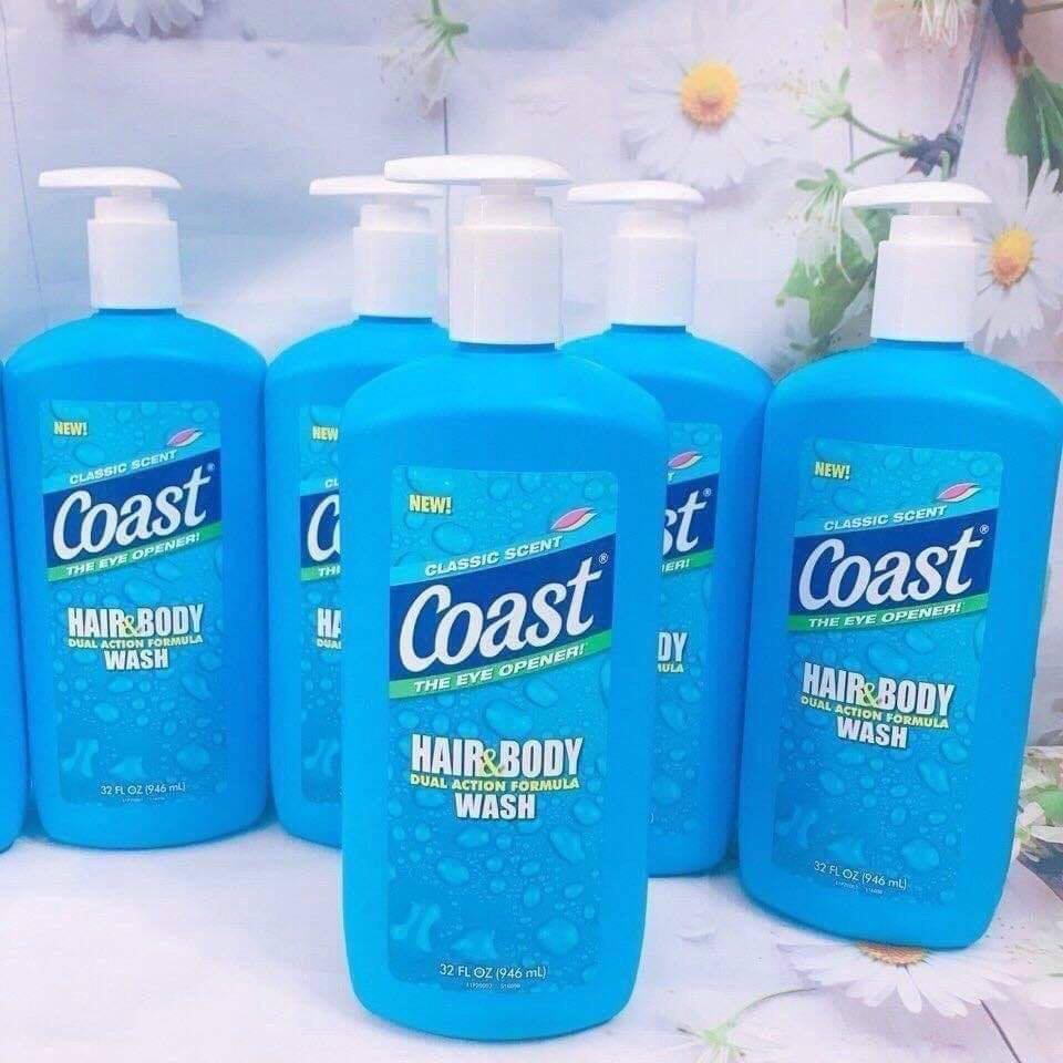 Sữa tắm gội dạng gel Coast Classic Scent 946ml