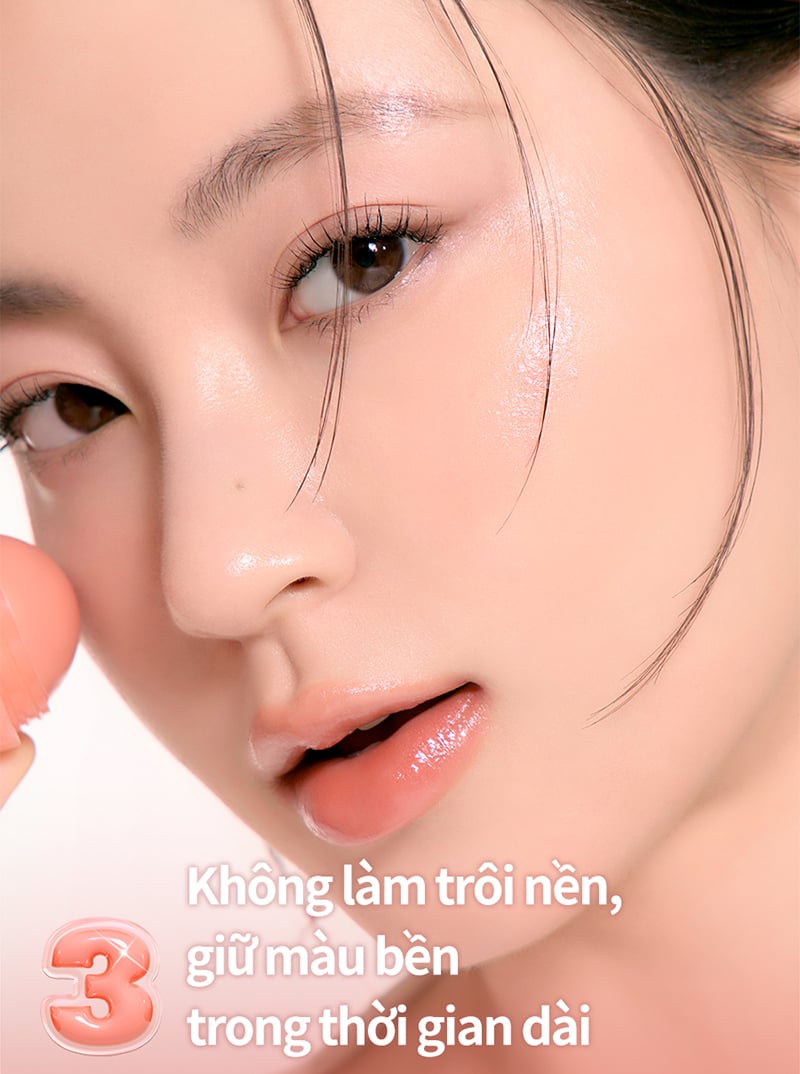 Má Hồng Kem Romand Dạng Lăn, Căng Bóng Juicy Roll Cheek