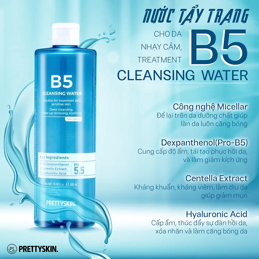 PrettySkin B5 Cleansing Water