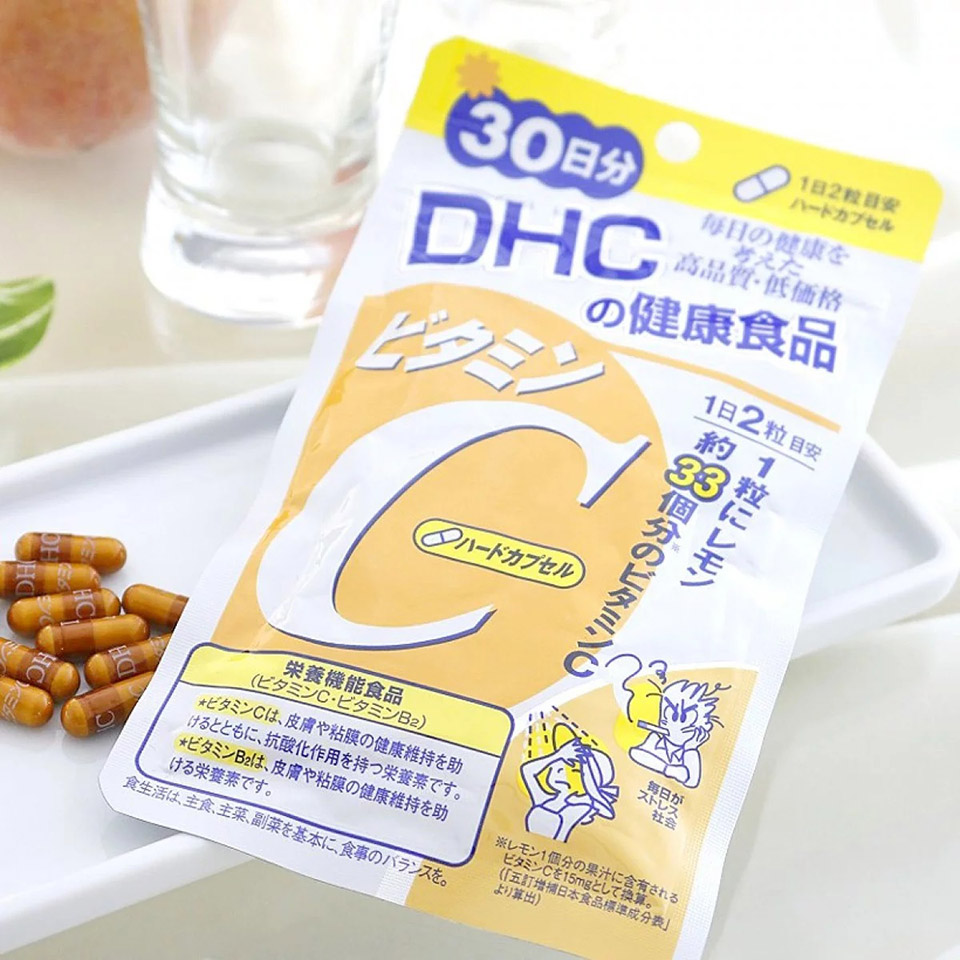 Viên Uống Trắng Da Bổ Sung Vitamin C DHC Vitamin C Hard