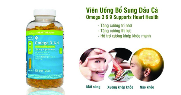 Viên uống bổ omega 3-6-9 dietary supplement 325 viên KTĐ - Giá cực rẻ!