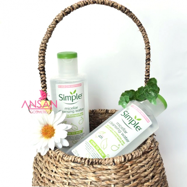 Nước tẩy trang Simple Micellar Cleansing water 200ml - Giá cực rẻ!