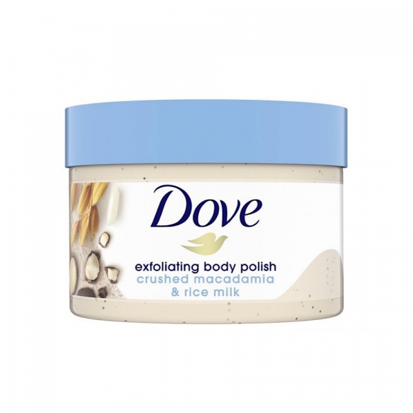 Kem Tẩy Tế Bào Chết Dove Exfoliating crushed macadama & rice milk phiên bản mỹ - Giá cực rẻ!