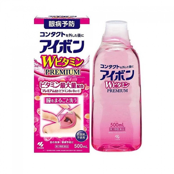 Nước rửa mắt eyebon Nhật Bản màu hồng 500ml - Giá cực rẻ!