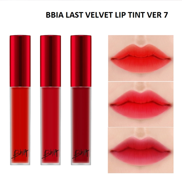 Son Kem Bbia Last Velvet Lip Tint Red Scandal Version 7 - Giá cực rẻ!